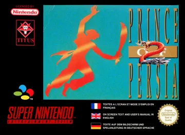 Prince of Persia 2 (Europe) box cover front